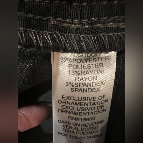 Wit & Wisdom 'Ab'solution Itty Bitty Bootcut Pants Size 8 Espresso color EUC - Picture 6 of 9